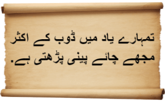 Chai Ki Shayari in Urdu