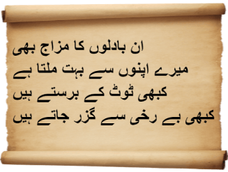 Urdu poetry about the beauty of love and relationships