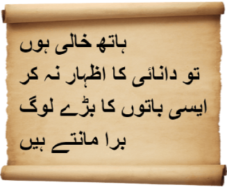 Urdu Poems of Echoing Silence