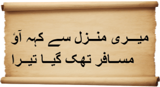 Urdu Poems of Abandoned Echoes